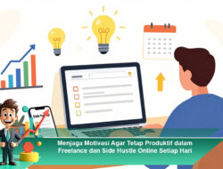 Menjaga Motivasi Agar Tetap Produktif dalam Freelance dan Side Hustle Online Setiap Hari