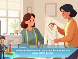 Ide Bisnis Rumahan dari Jasa Jahit Permak Pakaian untuk Warga Sekitar