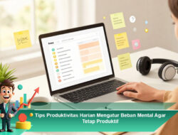 Tips Produktivitas Harian Mengatur Beban Mental Agar Tetap Produktif